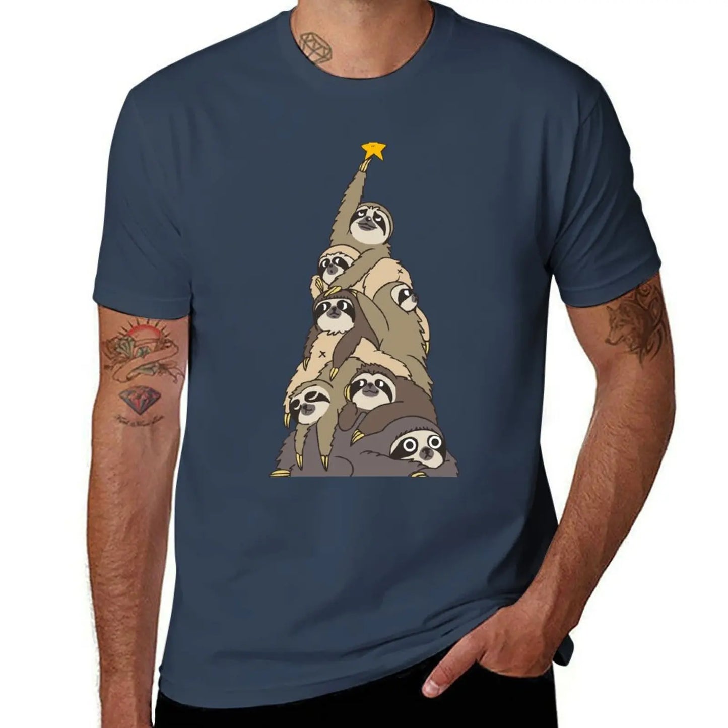 Christmas Tree Sloths T-Shirt