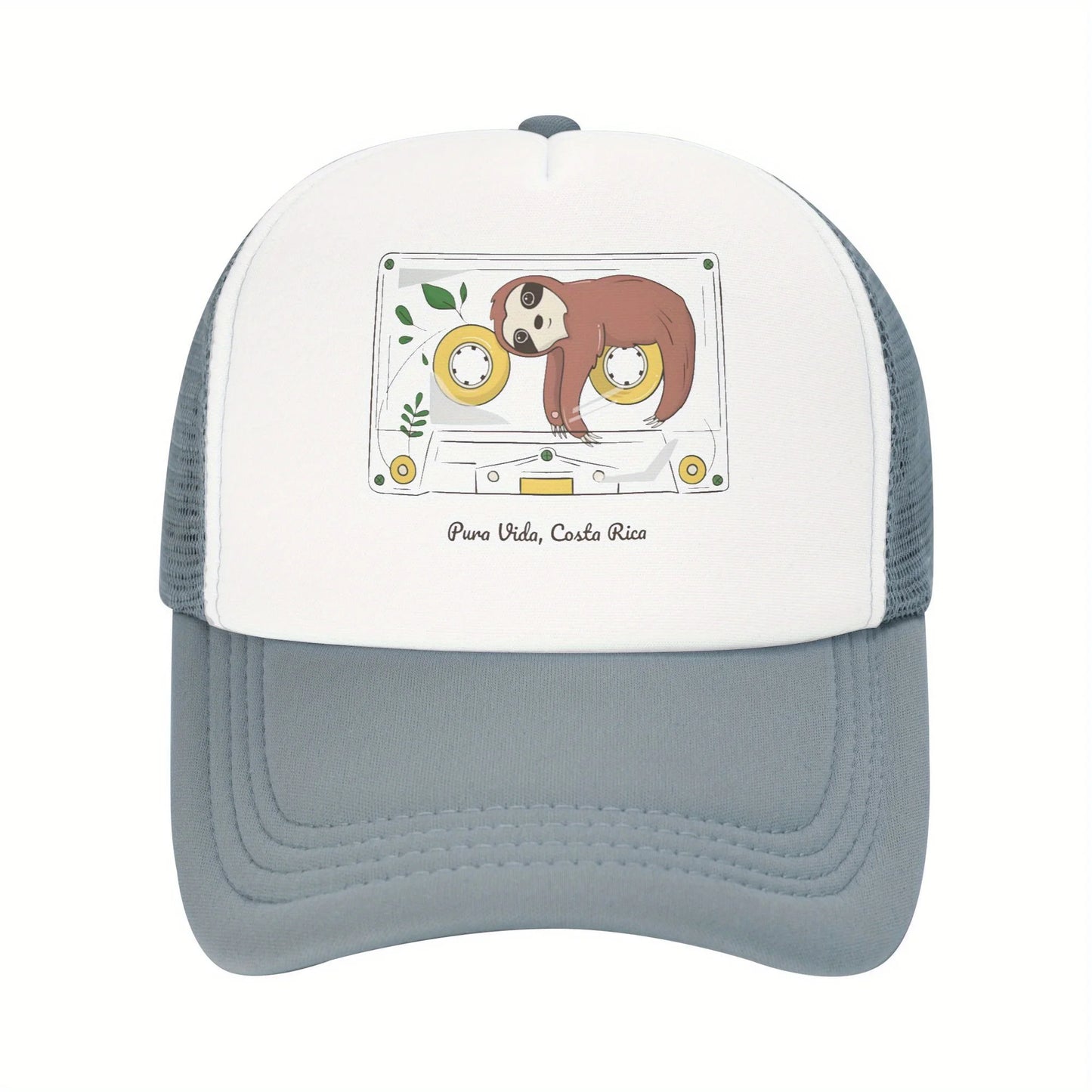 Sloth On Cassette Tape Baseball Cap