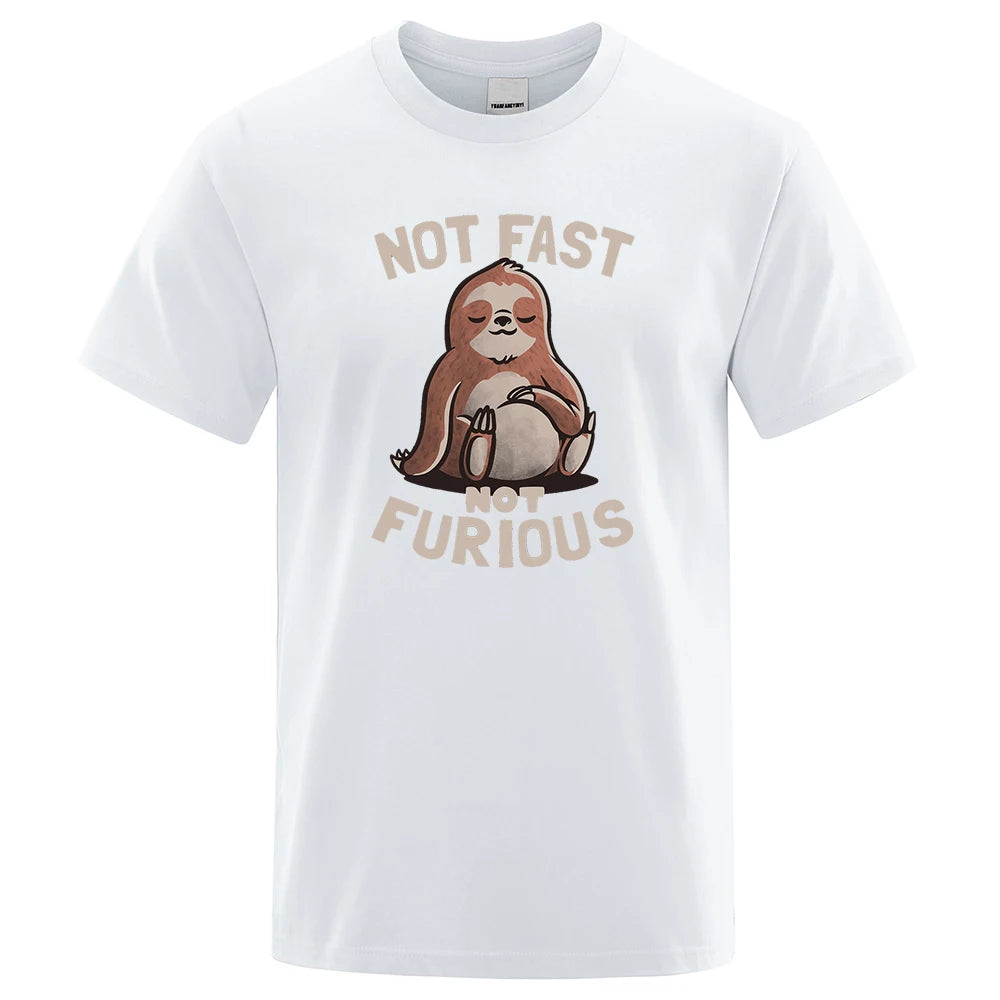 Not Fast Not Furious Sloth T-Shirt