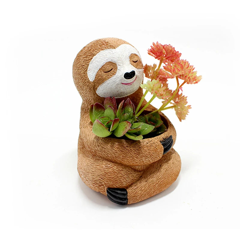 Hugging Sloth Flowerpot