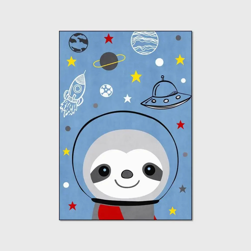 Sloth Astronaut Carpet