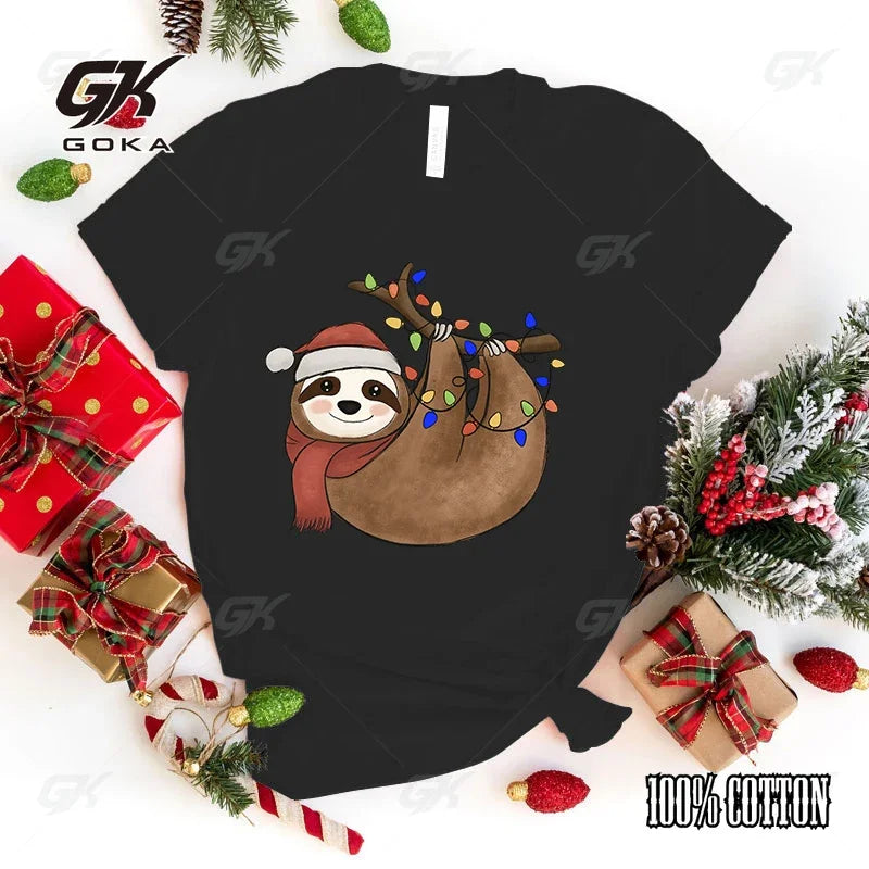 Festive Sloth T-Shirt