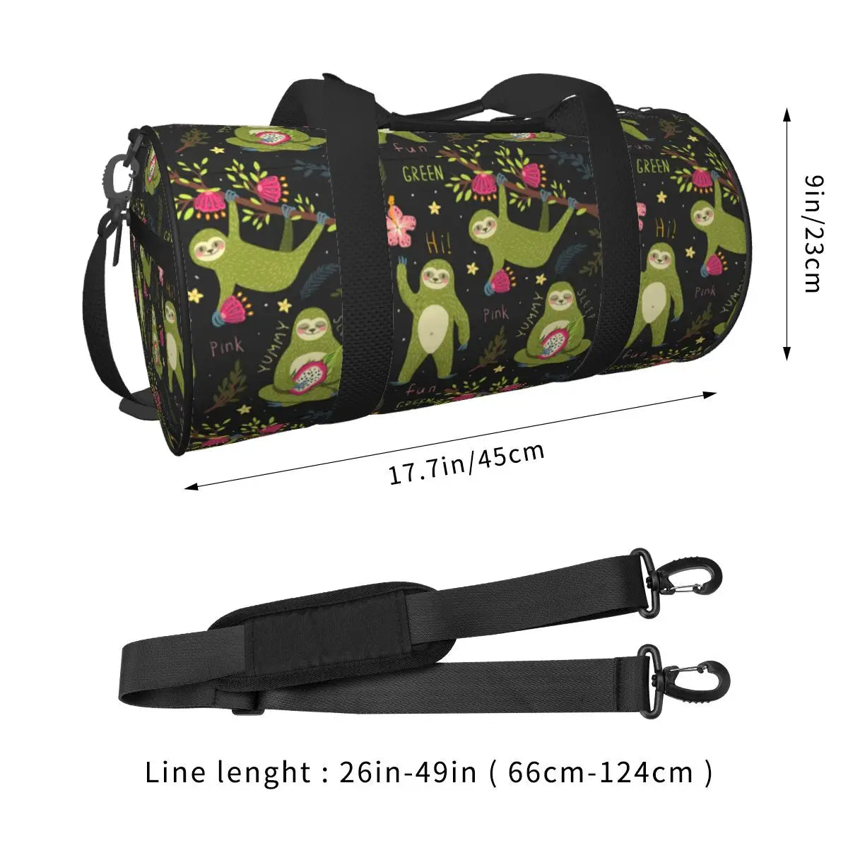 Sloth Gym Bag