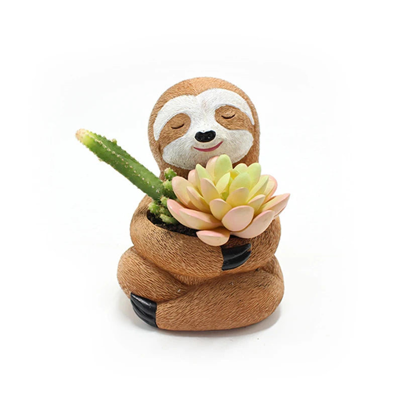 Hugging Sloth Flowerpot