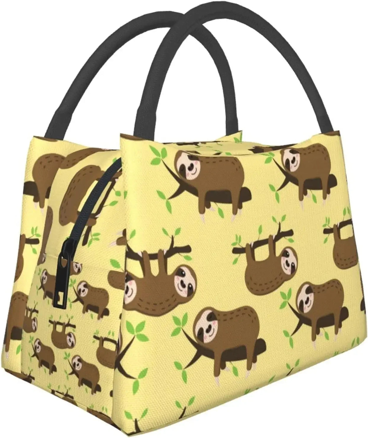 Sloth On A Branch Insulated Lunch Bag