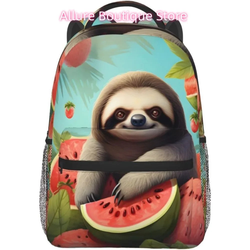 Watermelon Sloth Backpack