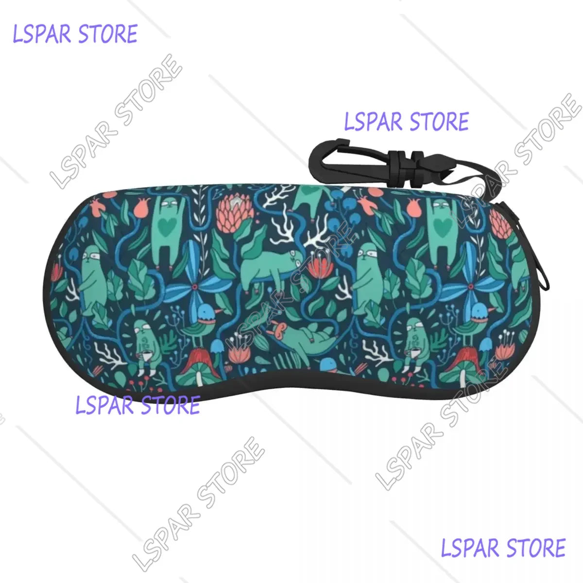Cute Sloth Pattern Glasses Case