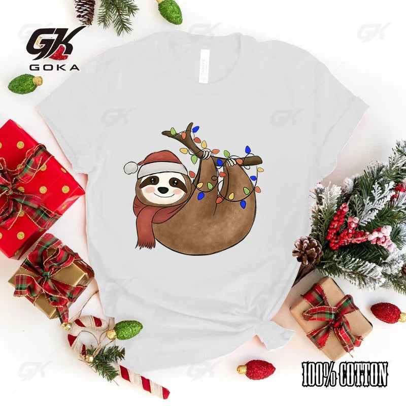 Festive Sloth T-Shirt