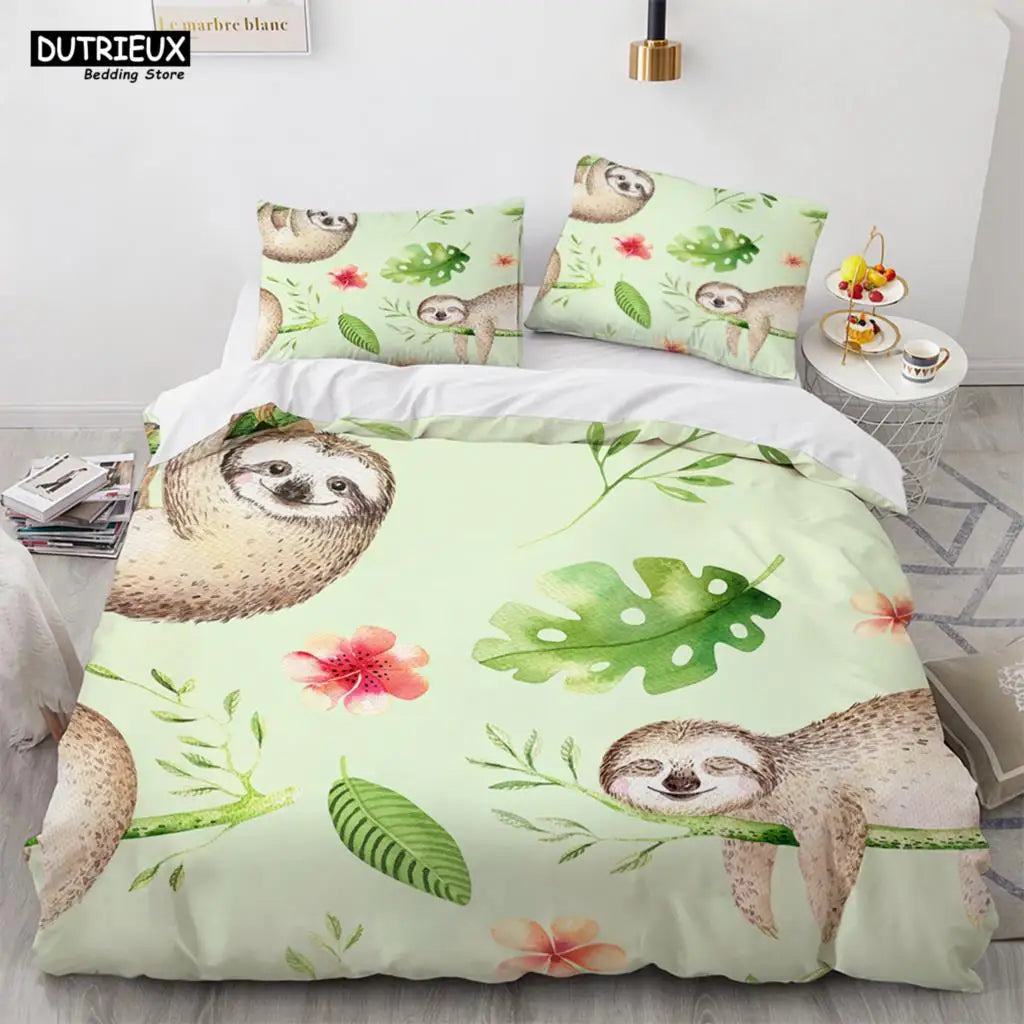 Sloth Bedding Set
