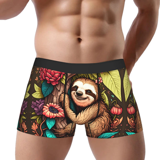 Jungle Sloth Boxer Briefs
