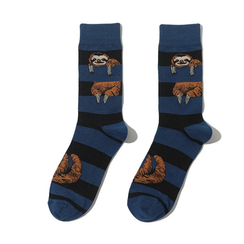 Mid Calf Sloth Socks