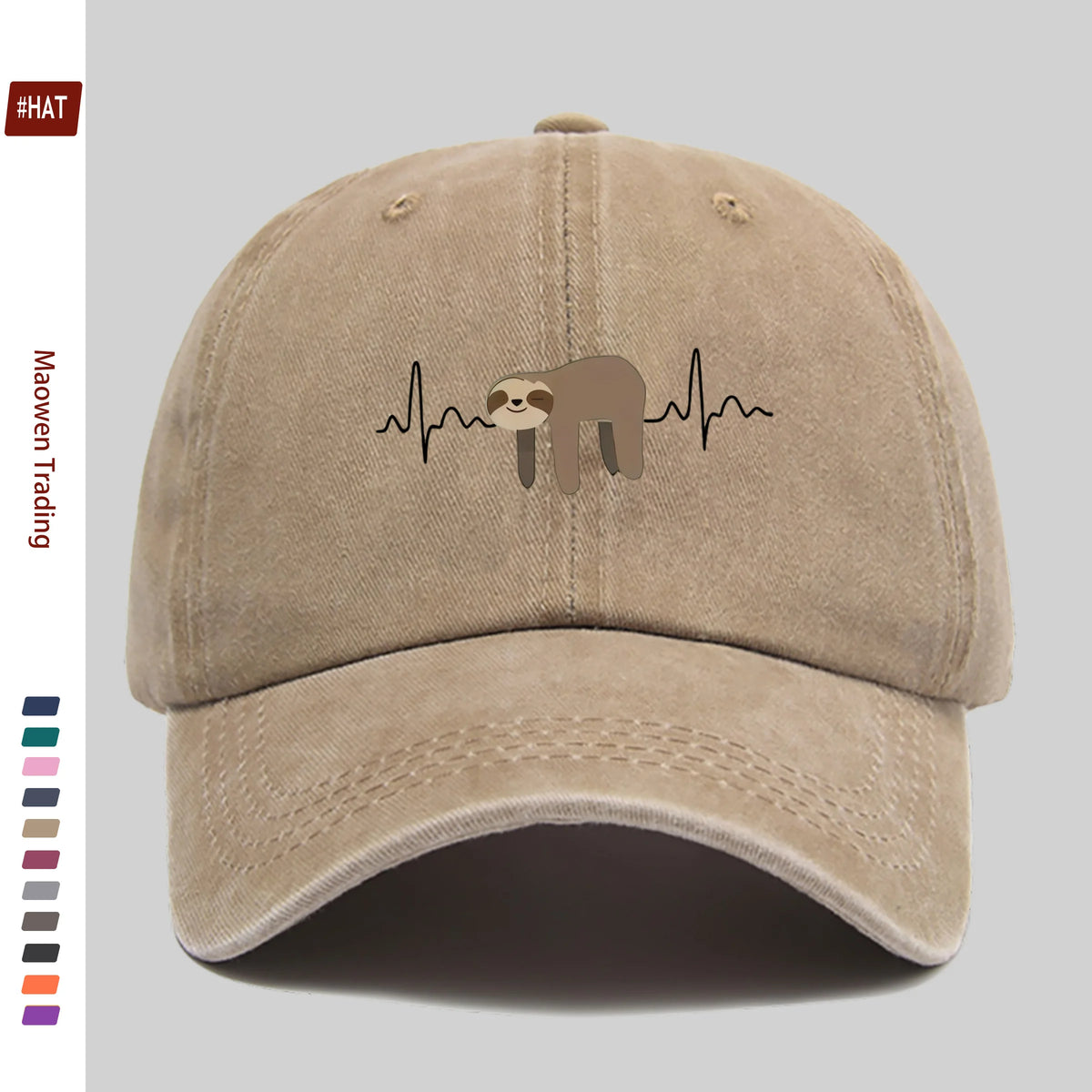 Sloth Print Baseball Cap product photo 3
