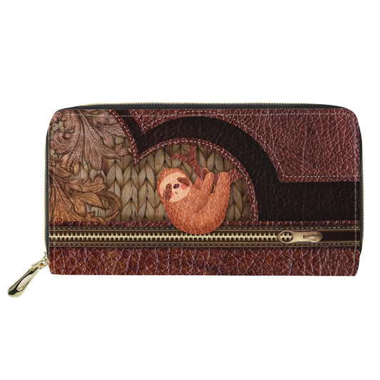Sloth Leather Wallet