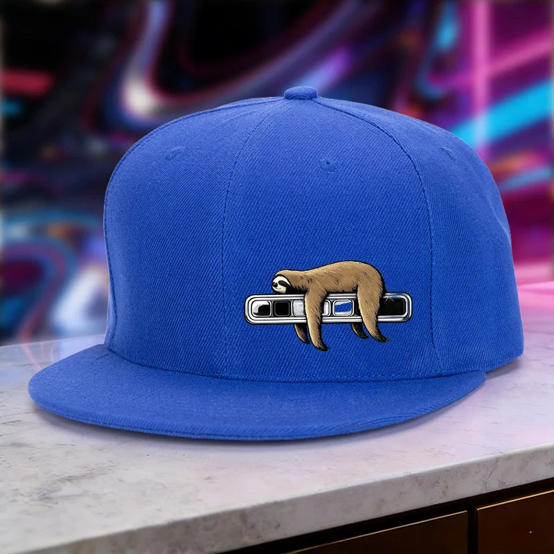 Sloth Printed Adjustable Baseball Cap