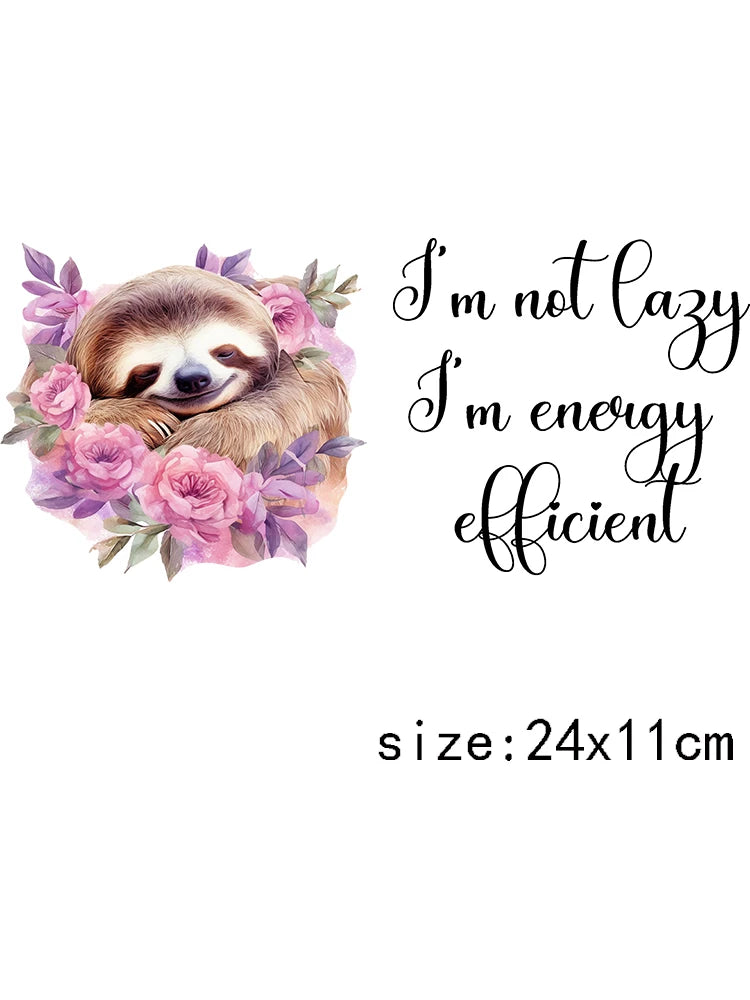 1 Piece Sloth Durable Waterproof Decal