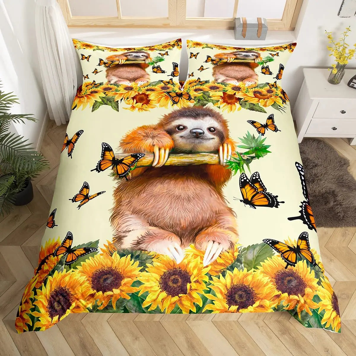 Sloth Bedding Set