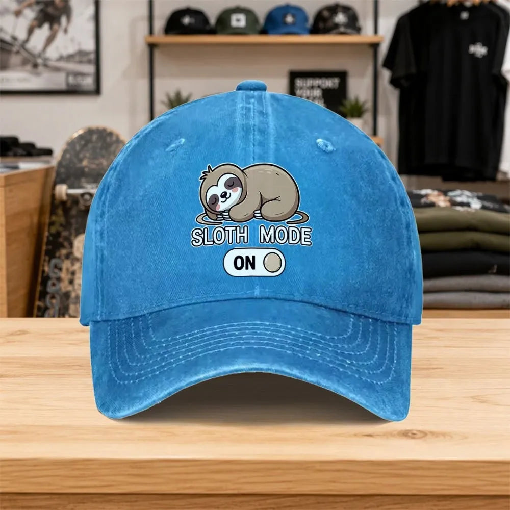 Sloth Mode On Baseball Cap