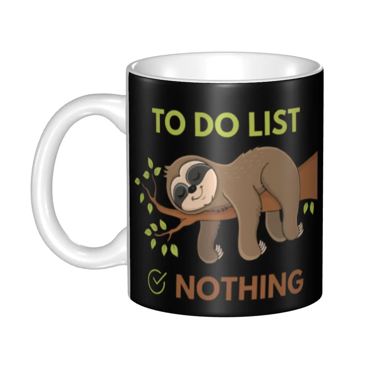 To Do List Nothing Sloth Mug