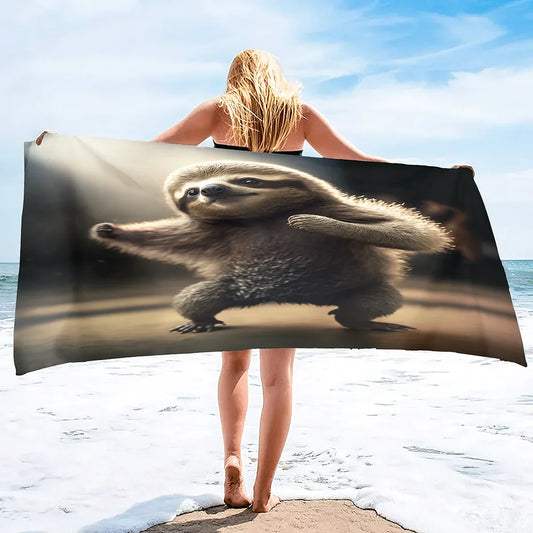 Fighting Sloth Towel