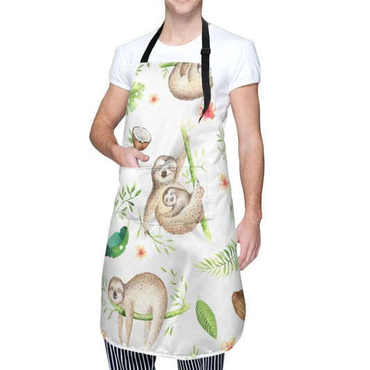 Sloths Cooking Apron