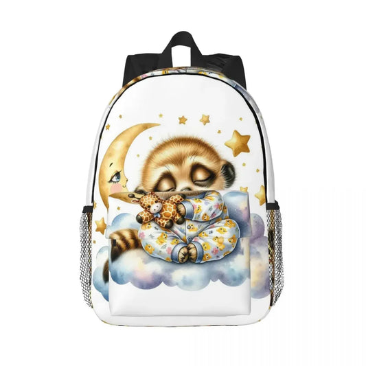 Baby Sloth With Moon & Stars Backpack