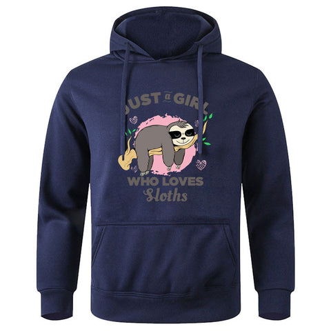 Image of Sloth Sleeping On A Branch Hoodie