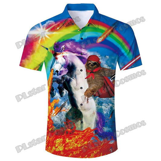 Sloth & Unicorn Galaxy Shirt