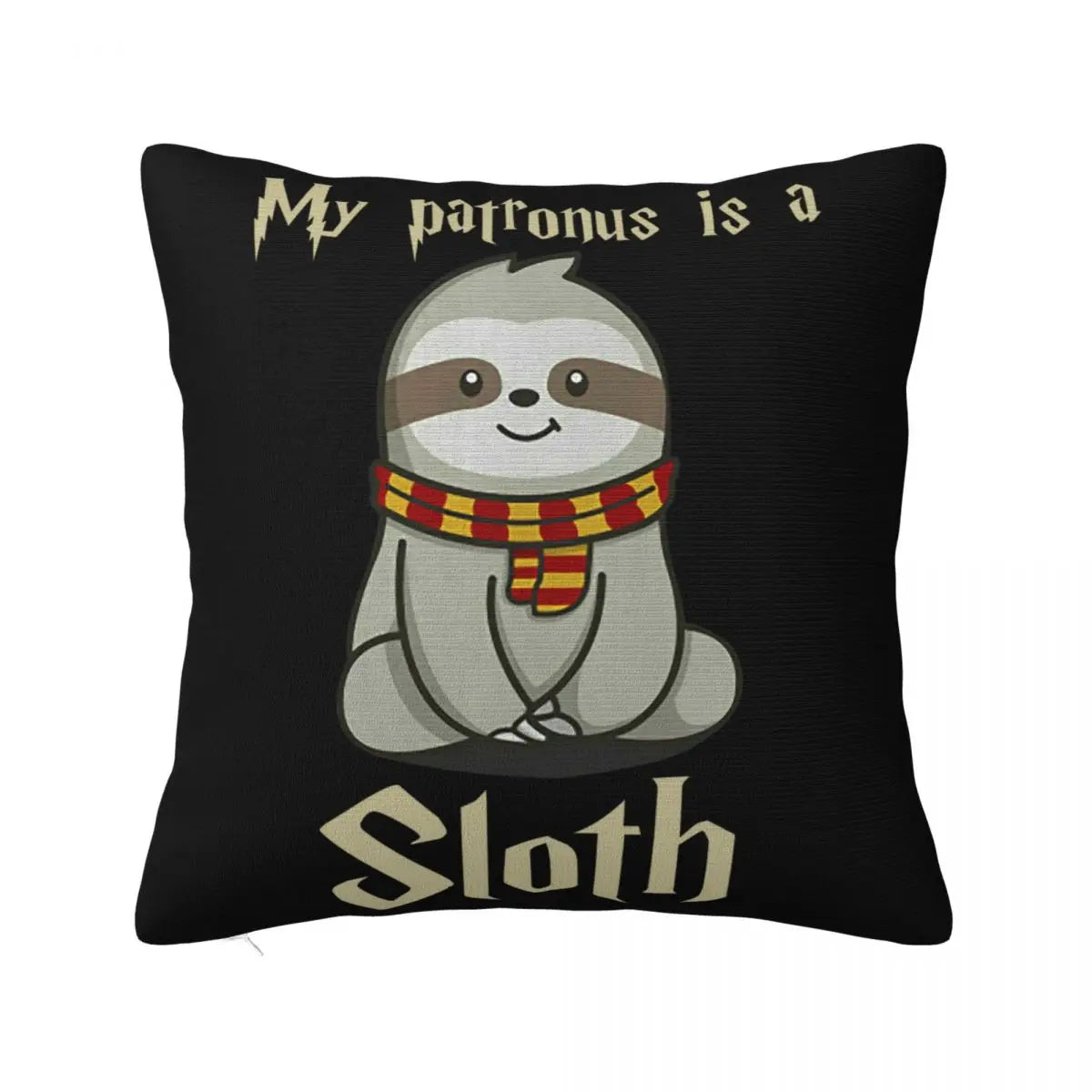 My Patronus Is A Sloth Cushion Cover