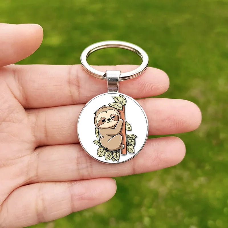 Tree Sloth Keyring