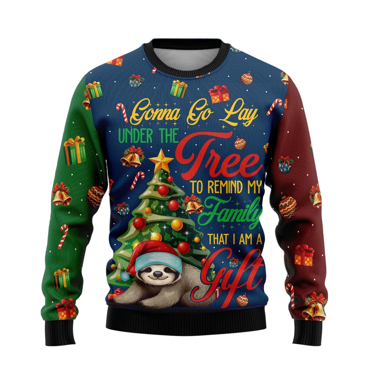 Gonna Go Lay Under The Tree Sloth Christmas Sweater