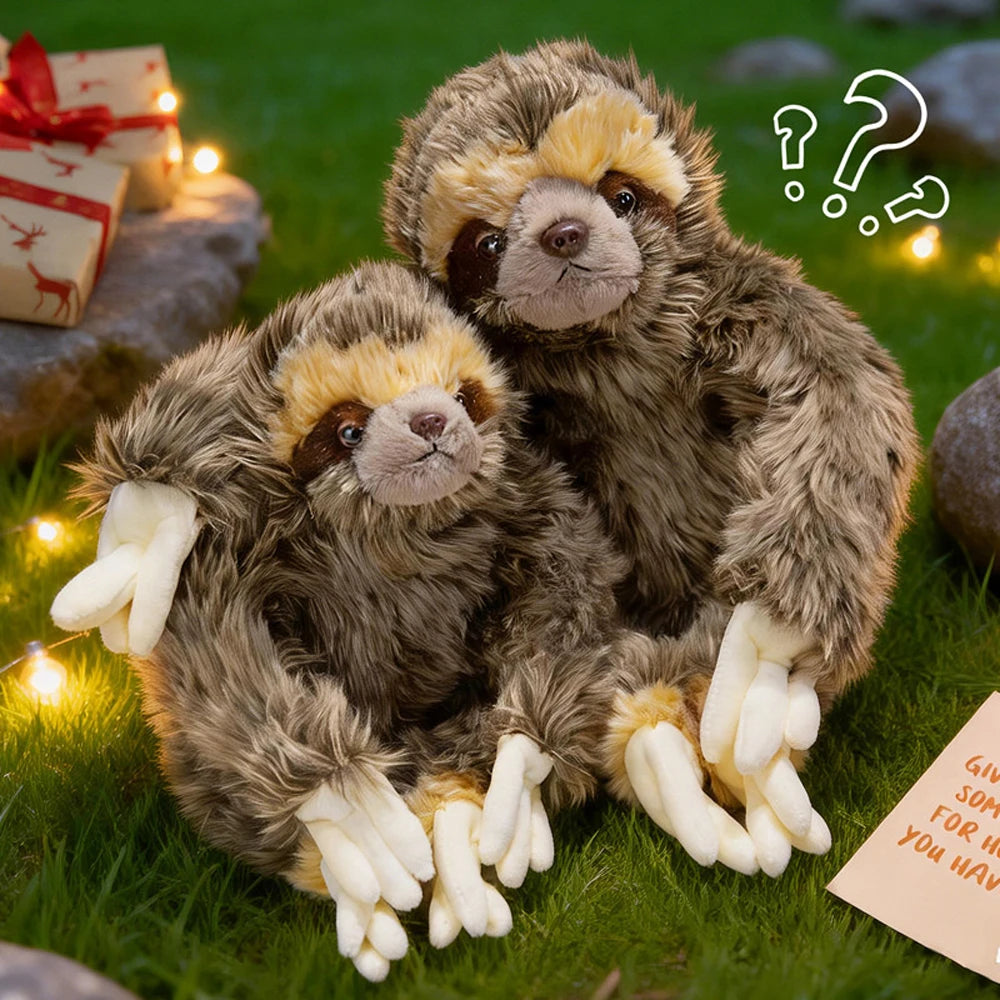 Fluffy Sloth Plush Toy product photo 1