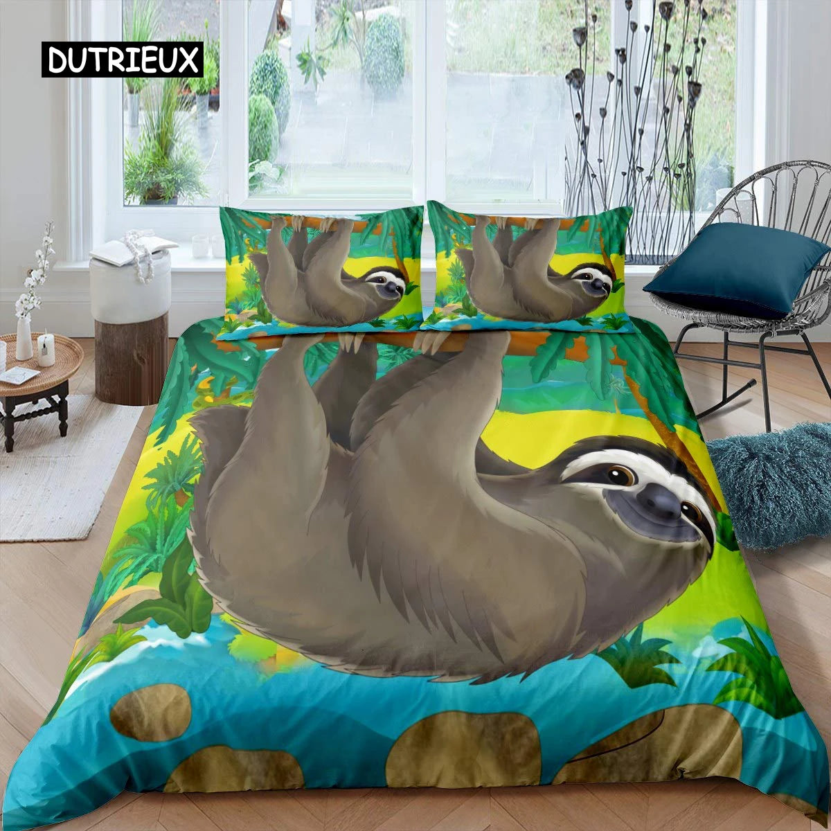 Sloth Duvet Cover Set