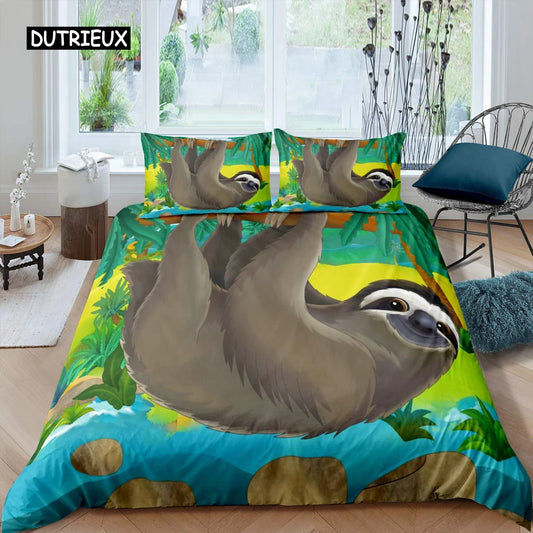 Sloth Duvet Cover Set