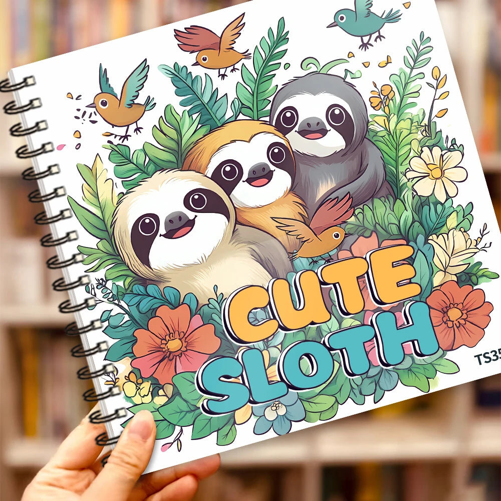 Sloth Colouring Book