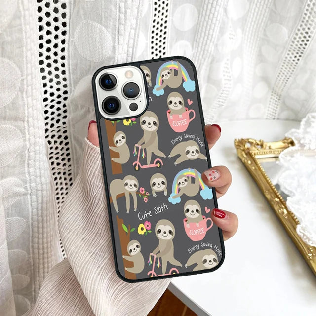 Cute Sloths Samsung Phone Case
