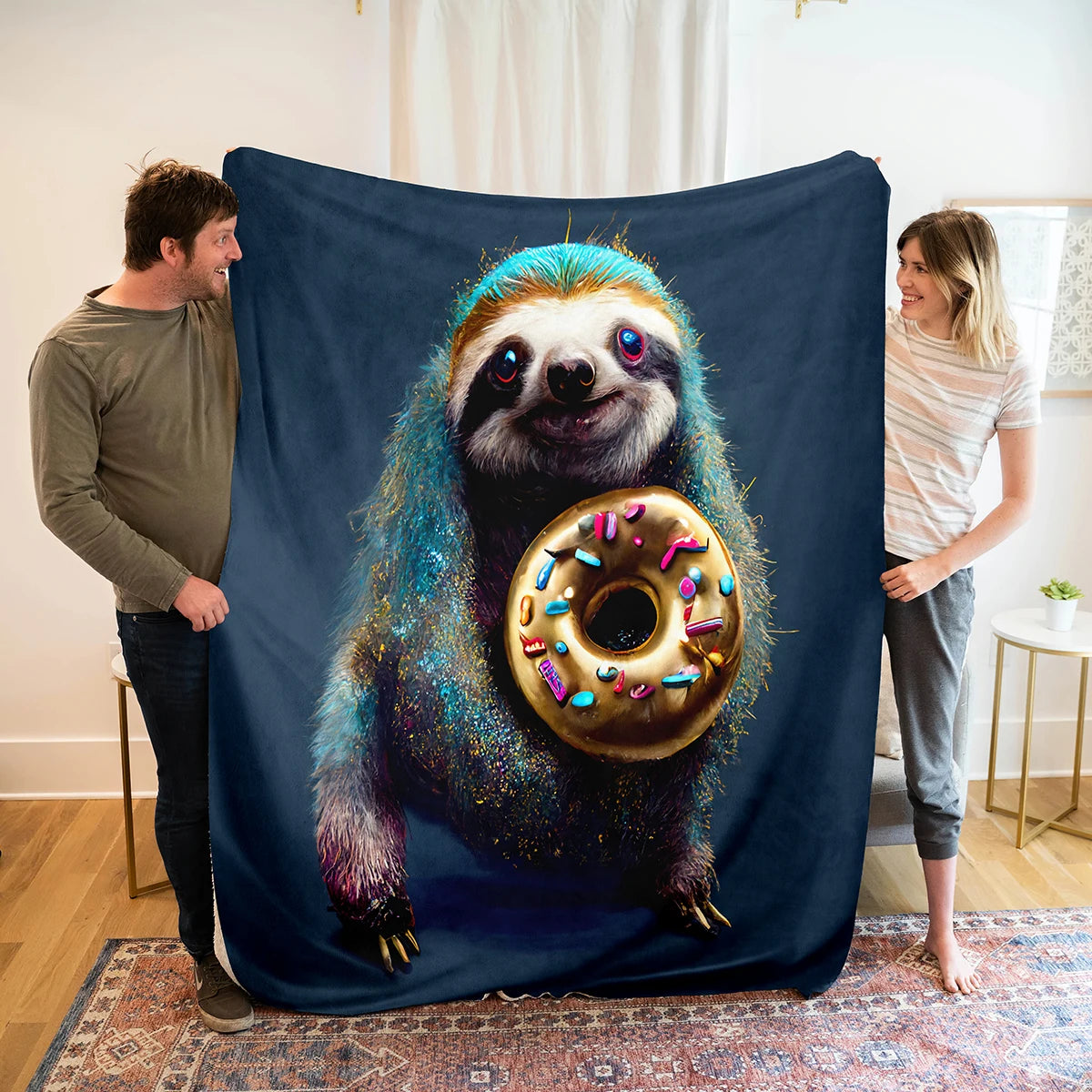 Sloth snuggle blanket hotsell