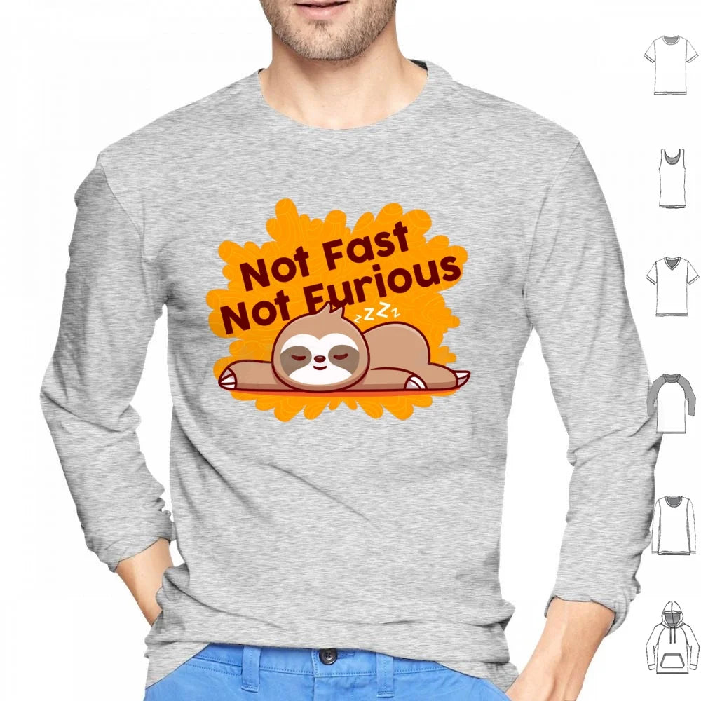 Not Fast Not Furious Sloth T-Shirt