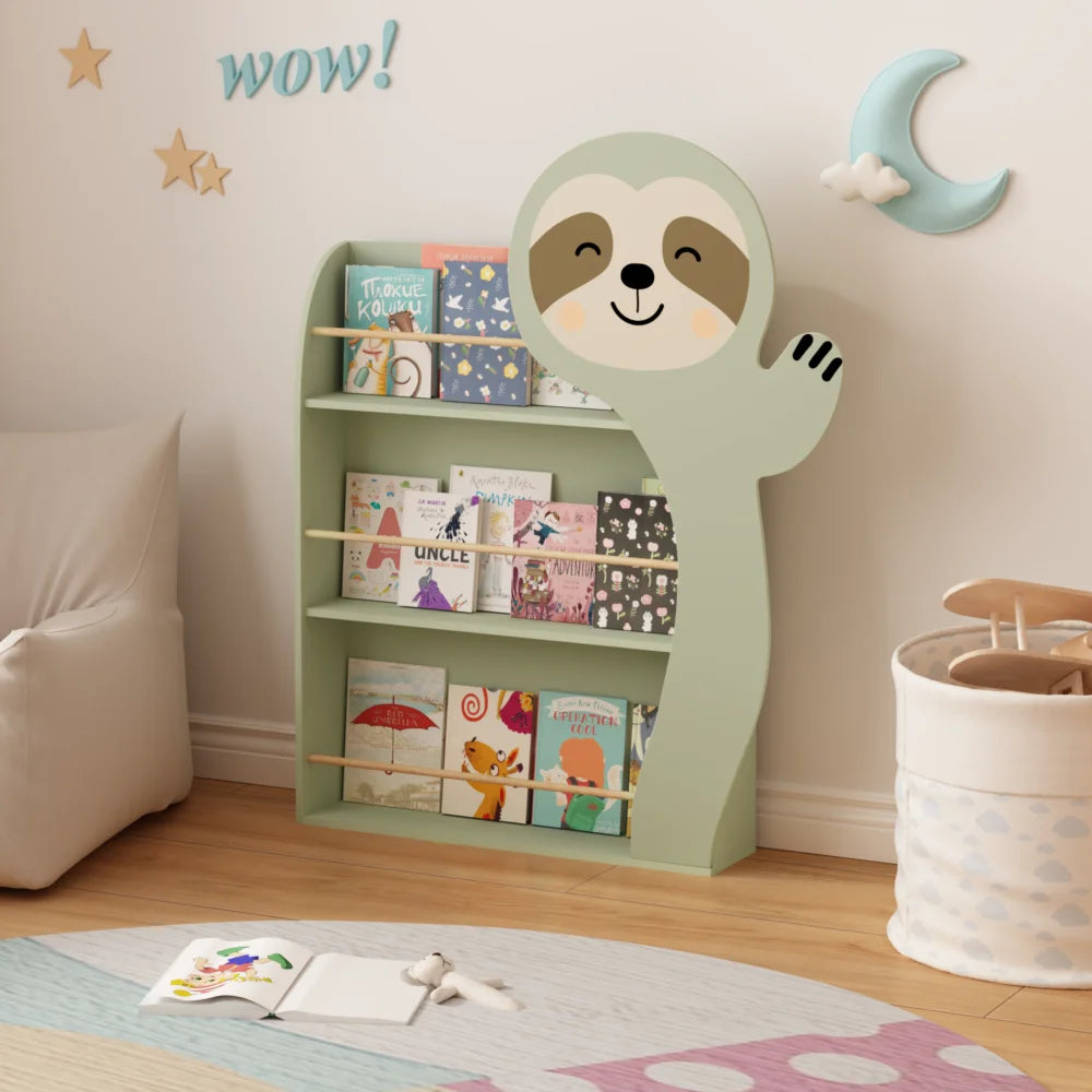 Sloth Kids Bookshelves