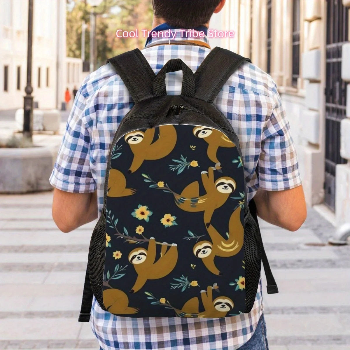 Sloths Hanging Around Backpack
