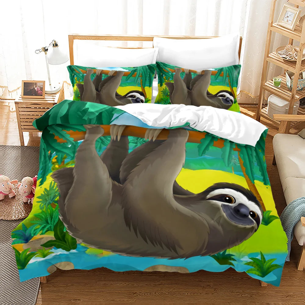 Sloth Duvet Cover Set