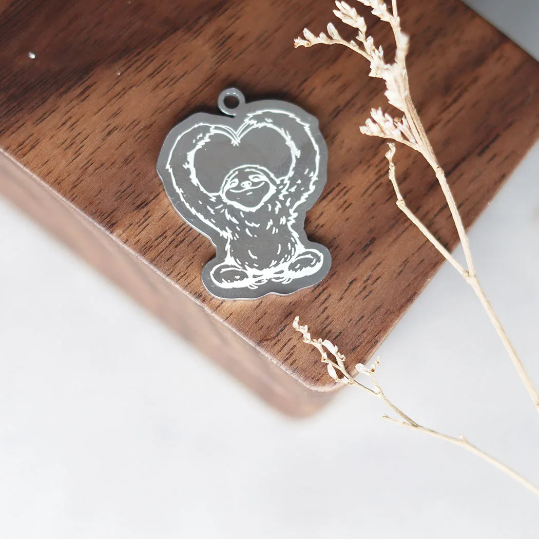 Sloth Love Charms For Necklace