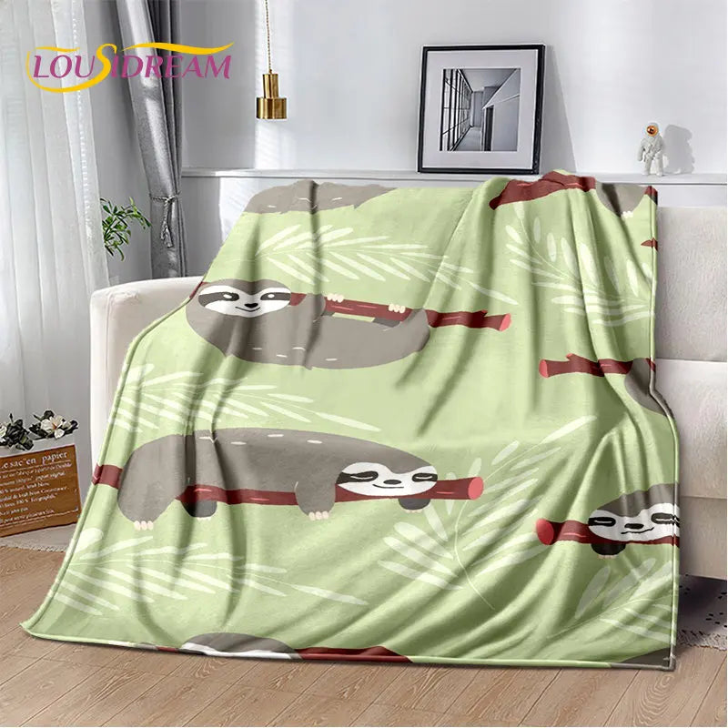 Sloth Theme Blankets