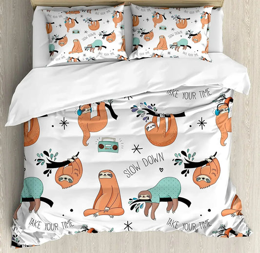 Sloth Bedding Set