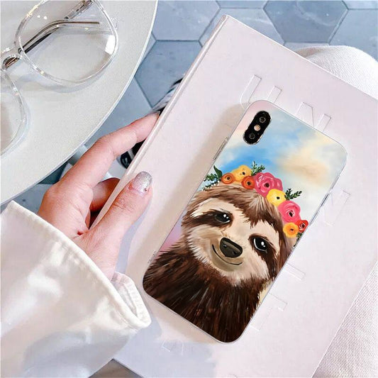 Beauty Sloth iPhone Case