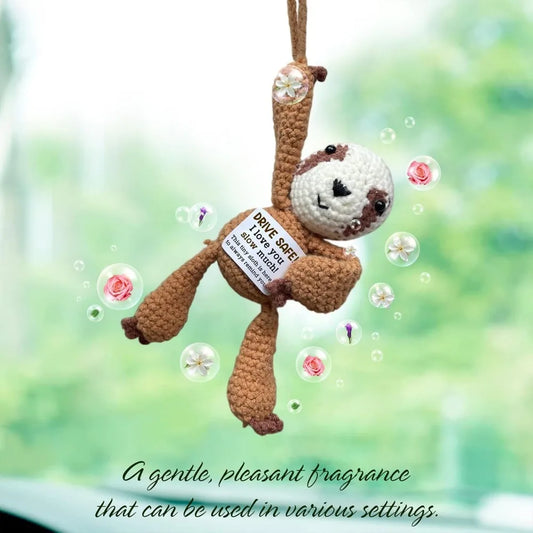 I Love You Slow Much Sloth Hanging Air Freshener