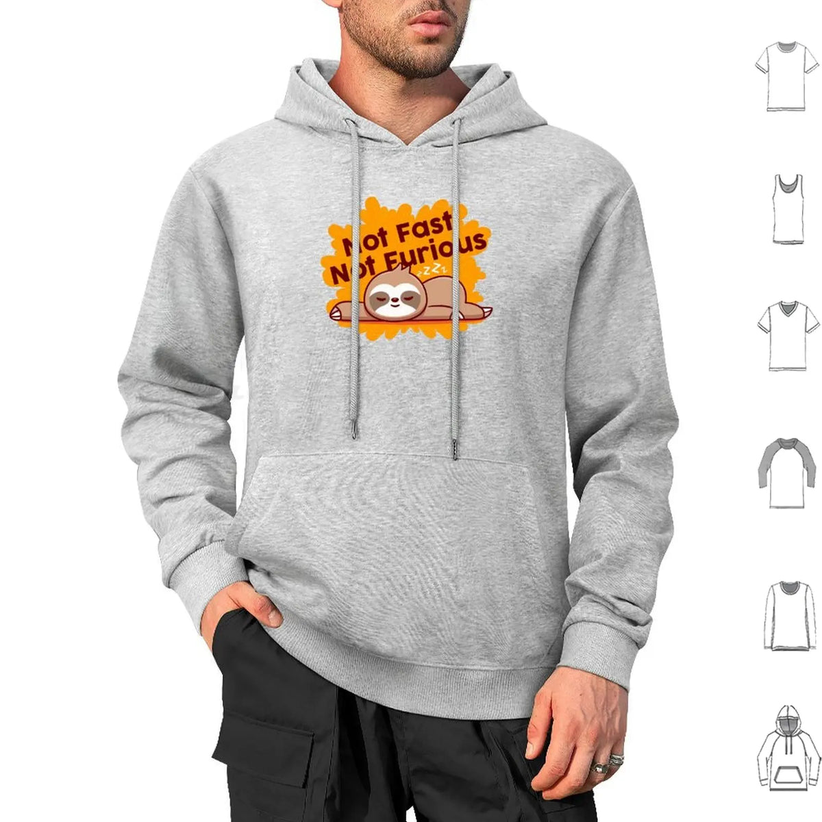 Not Fast Not Furious Sloth Hoodie