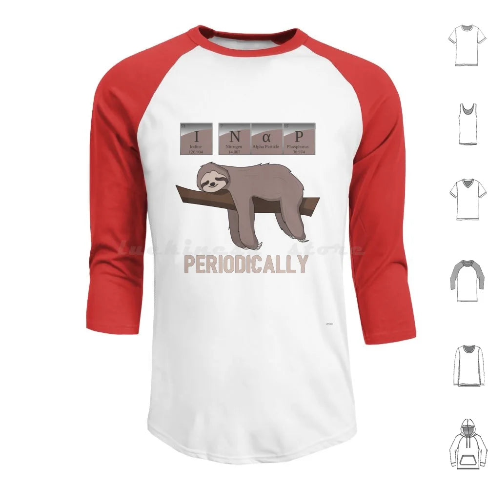 I Nap Periodically Sloth Long Sleeve T-Shirt