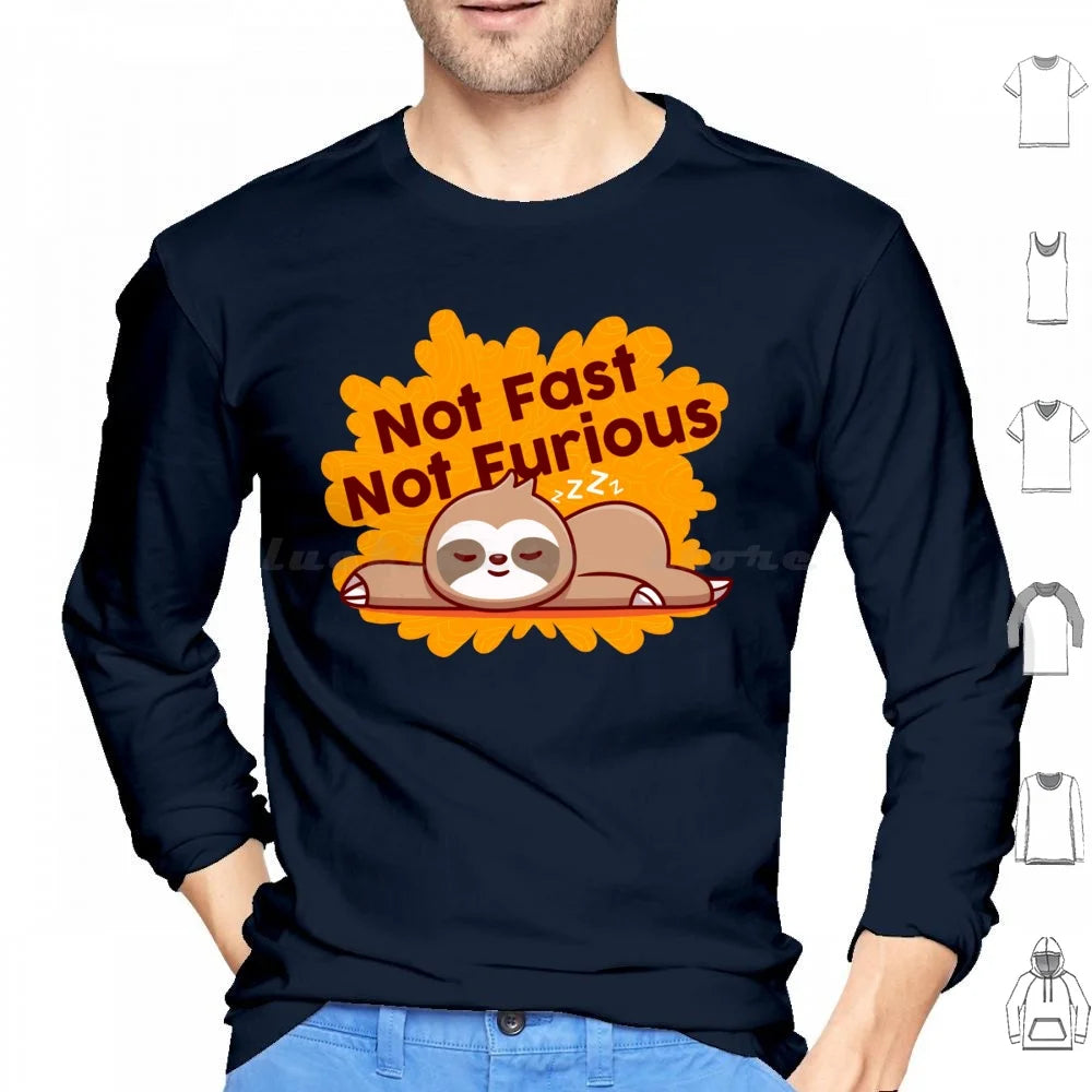 Not Fast Not Furious Sloth T-Shirt