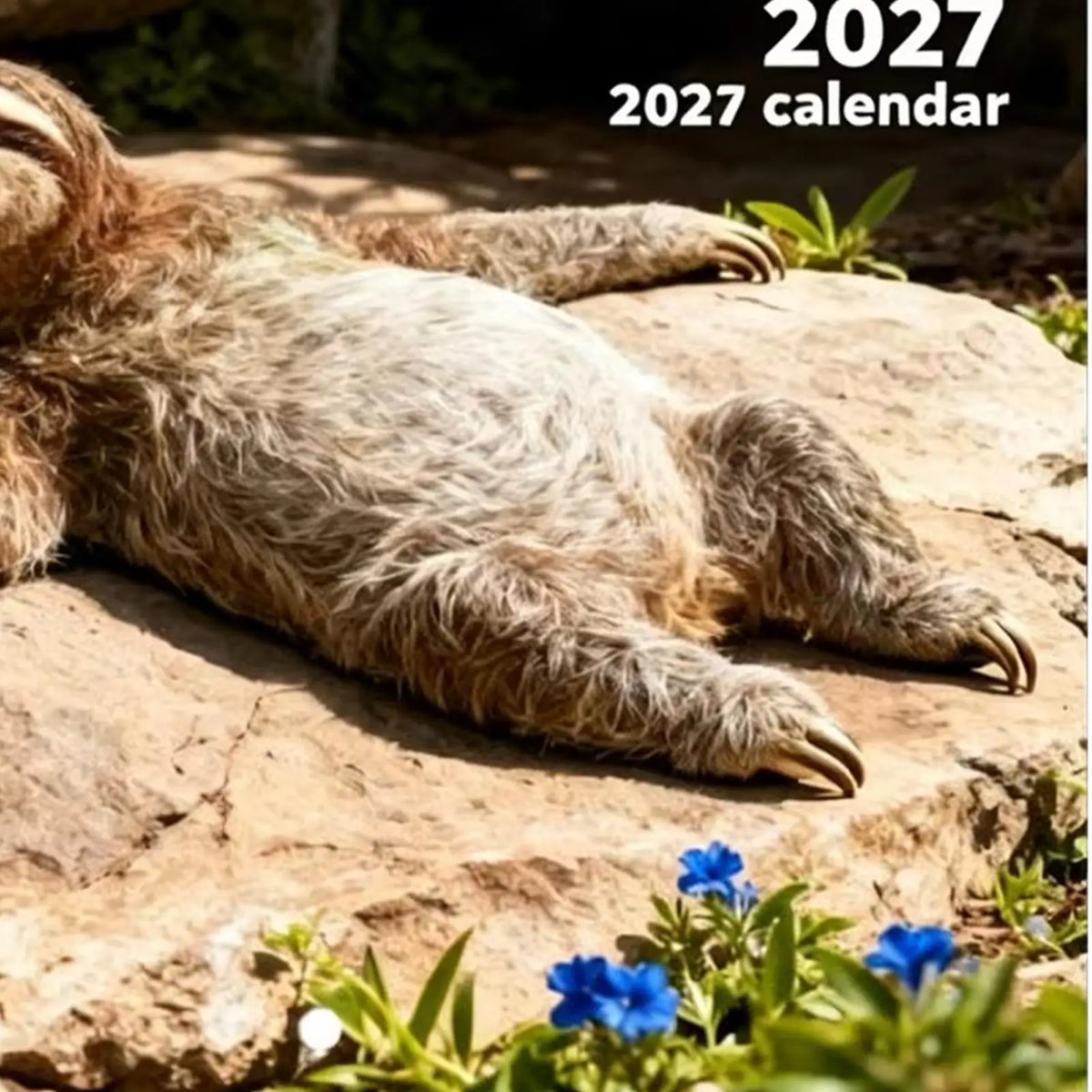 Sloth Wall Calendar 12-Month 2027