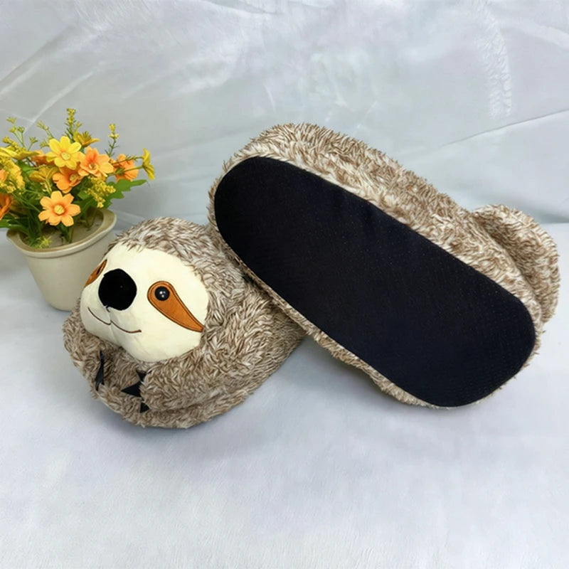Sloth Plush Slippers